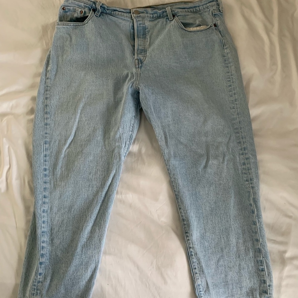 Levi's 501 ankle Jeans light wash